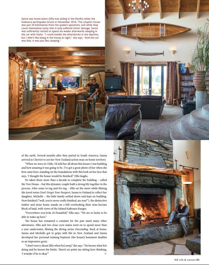 Tree House Lodge Bed & Breakfast Cheviot エクステリア 写真